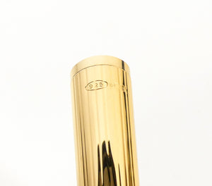 penna stilografica aurora hastil vermeil argento 925 laminato oro fountain pen