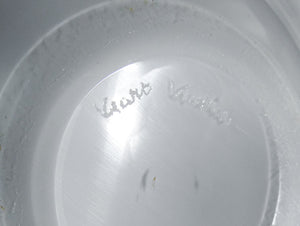 piatto centrotavola design veart murano vetro soffiato bianco vaso artemide