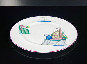 piatto decorativo porcellana design guido andlovitz laveno richard ginori