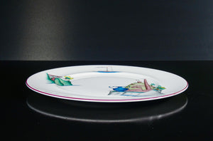 piatto decorativo porcellana design guido andlovitz laveno richard ginori