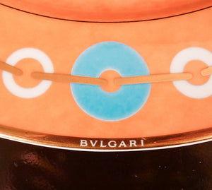 piatto porcellana design rosenthal per bulgari copricapi reali tribali