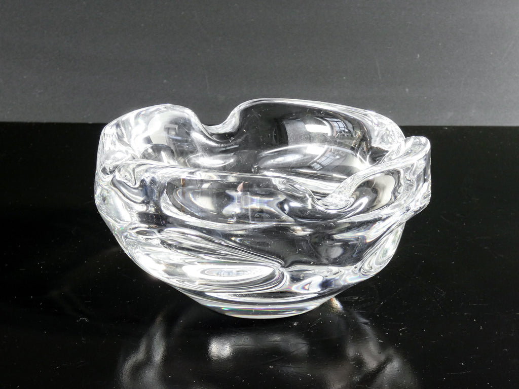 portacenere cristallo design cristallerie lorraine france vaso vintage bowl