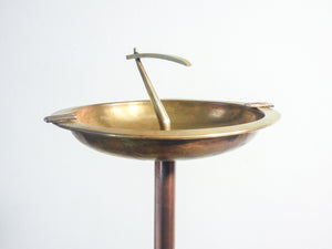 portacenere da terra art deco italia 1930s posacenere ashtray bronzo rame