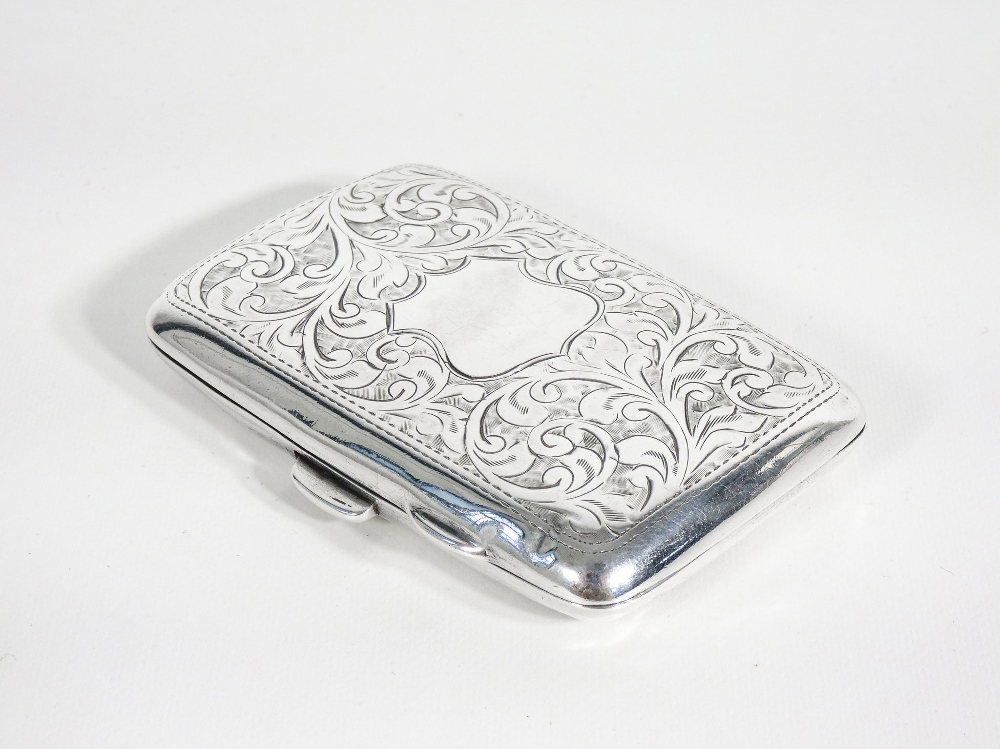 portasigarette argento sterling inghilterra epoca 1913 birmingham antico