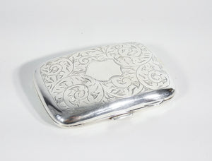 portasigarette argento sterling inghilterra epoca 1920s scatolina antico