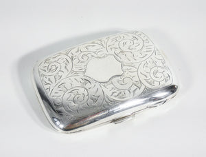 portasigarette argento sterling inghilterra epoca 1920s scatolina antico