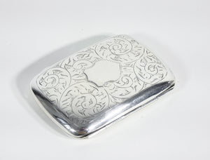 portasigarette argento sterling inghilterra epoca 1920s scatolina antico