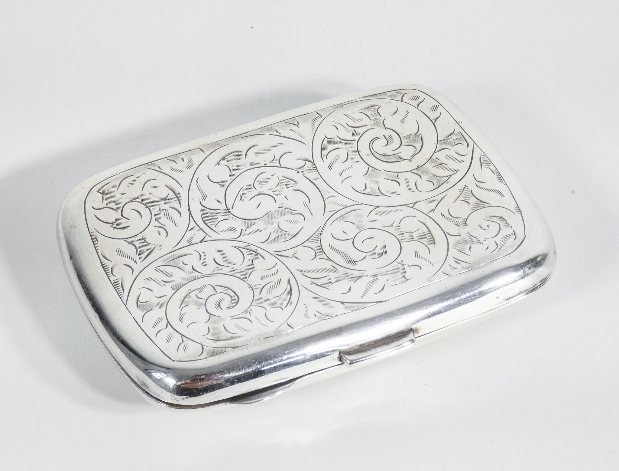 portasigarette argento sterling inghilterra epoca 1920s scatolina antico