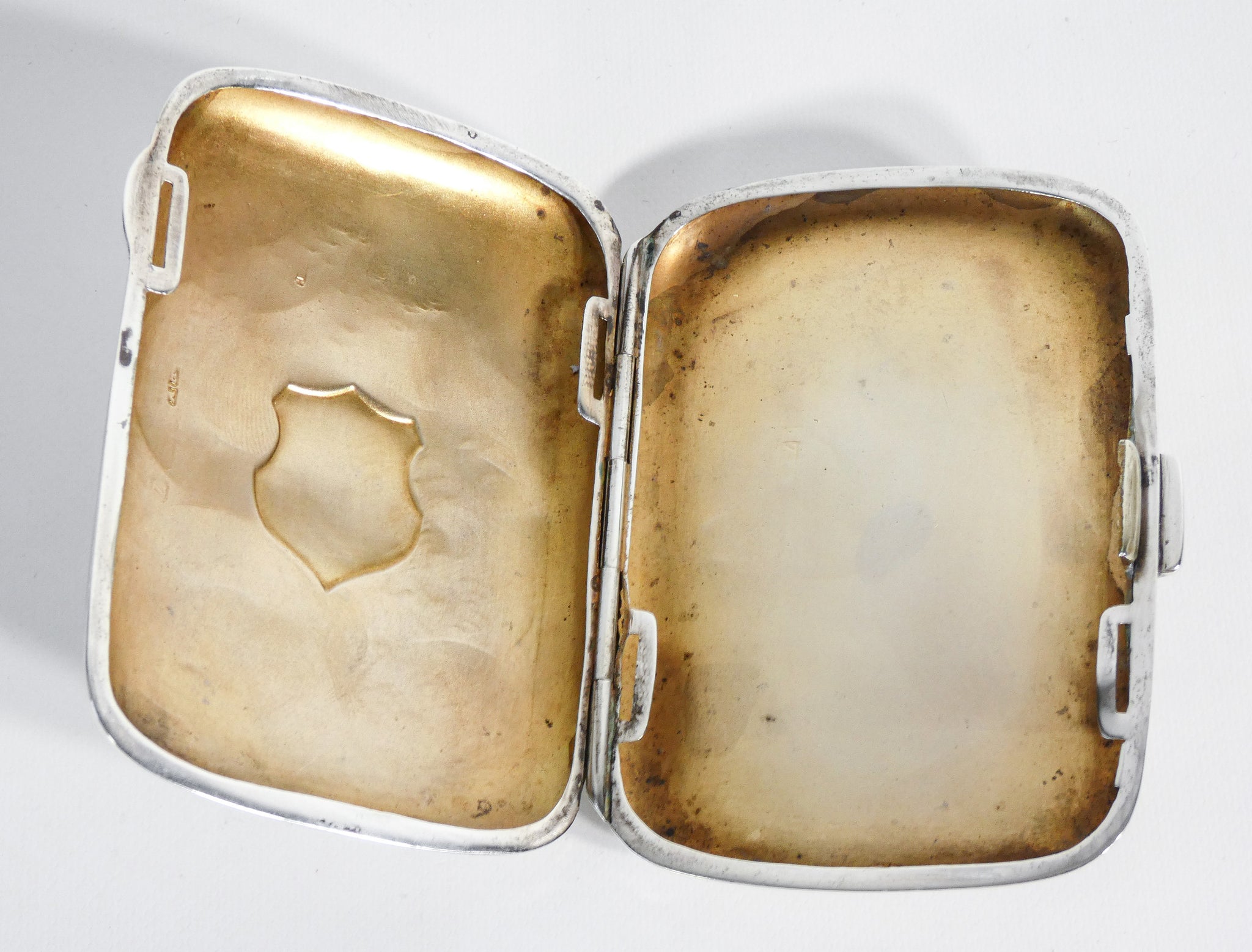 portasigarette argento sterling inghilterra epoca 1920s scatolina antico