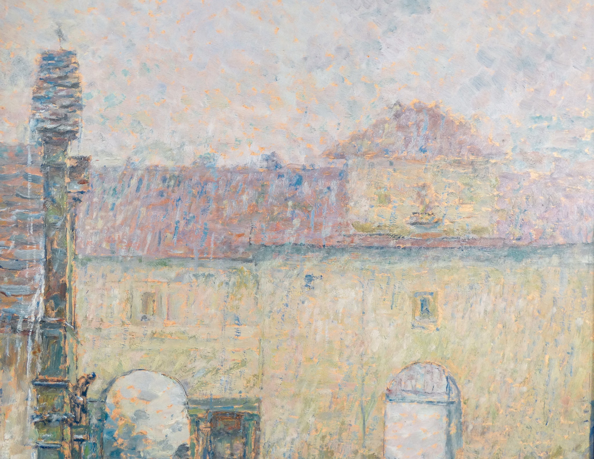 quadro alberto ferrero pioggia santuario oropa dipinto olio 1800 piemonte