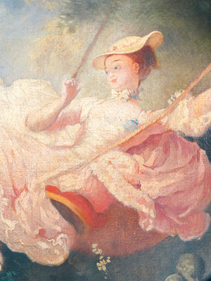quadro escarpolette swing jean honore fragonard copia 1800 dipinto olio tela