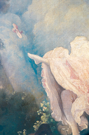 quadro escarpolette swing jean honore fragonard copia 1800 dipinto olio tela