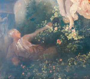 quadro escarpolette swing jean honore fragonard copia 1800 dipinto olio tela