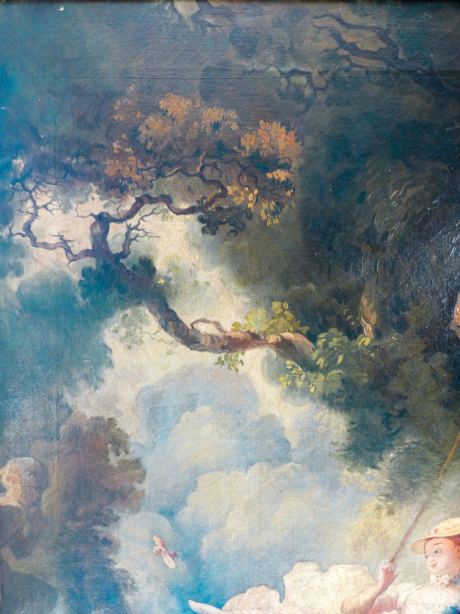 quadro escarpolette swing jean honore fragonard copia 1800 dipinto olio tela