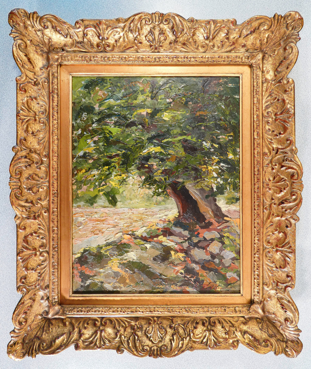 quadro ferruccio rontini monte albero castagno epoca 1922 dipinto olio tavola