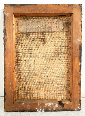 quadro firmato eugene gibaut avvocato giurista epoca 1800 dipinto olio carta