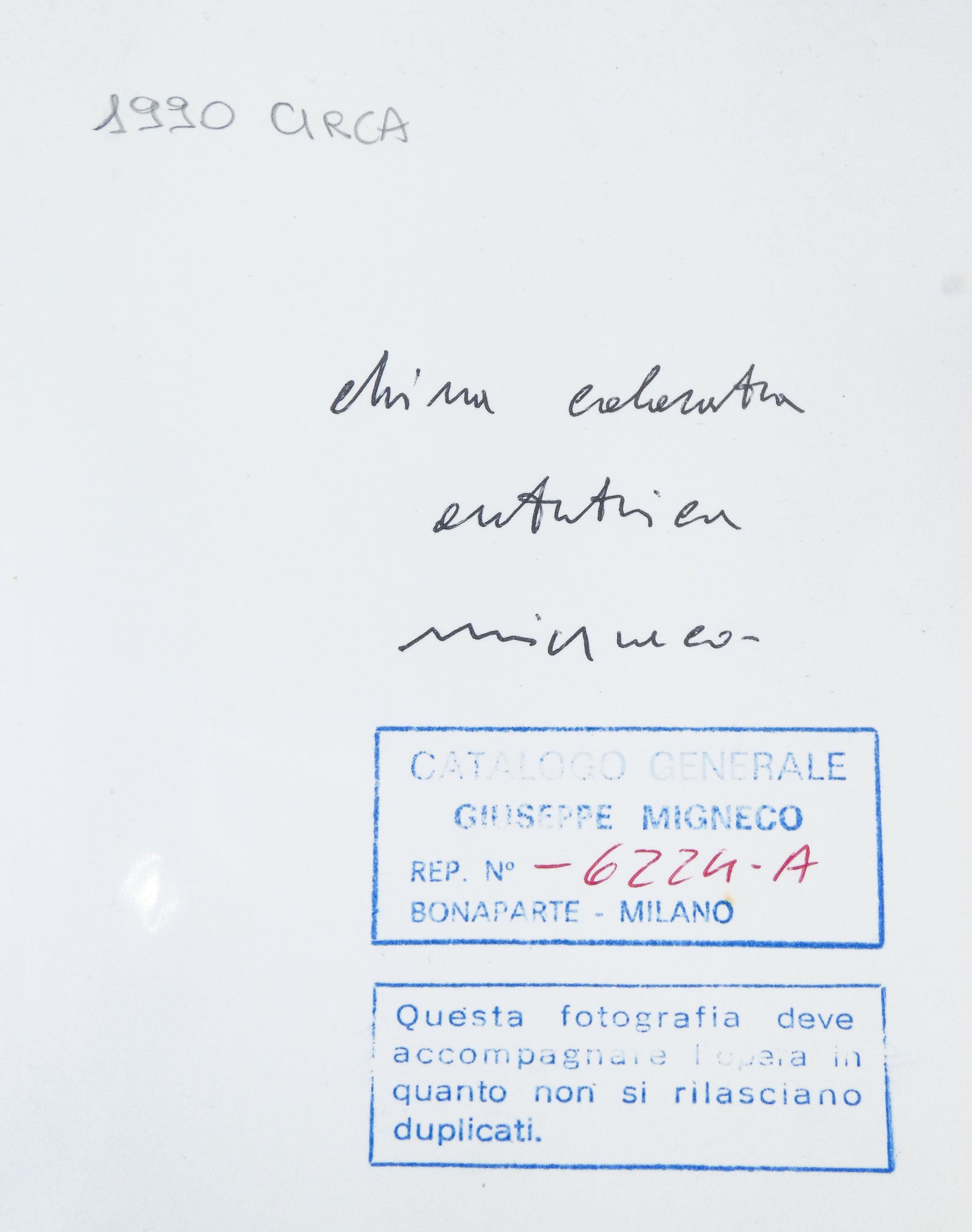 quadro giuseppe migneco contadino 1990 dipinto china tela archivio autentica