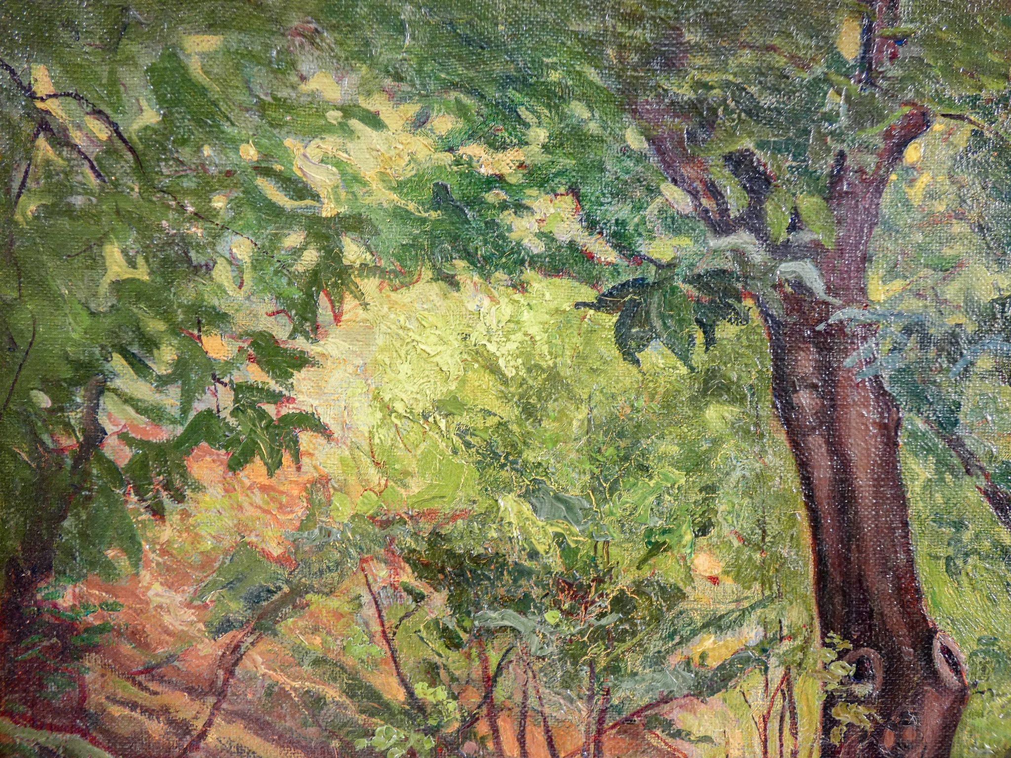 quadro marcello boglione paesaggio bosco piemonte epoca 900 dipinto olio tela