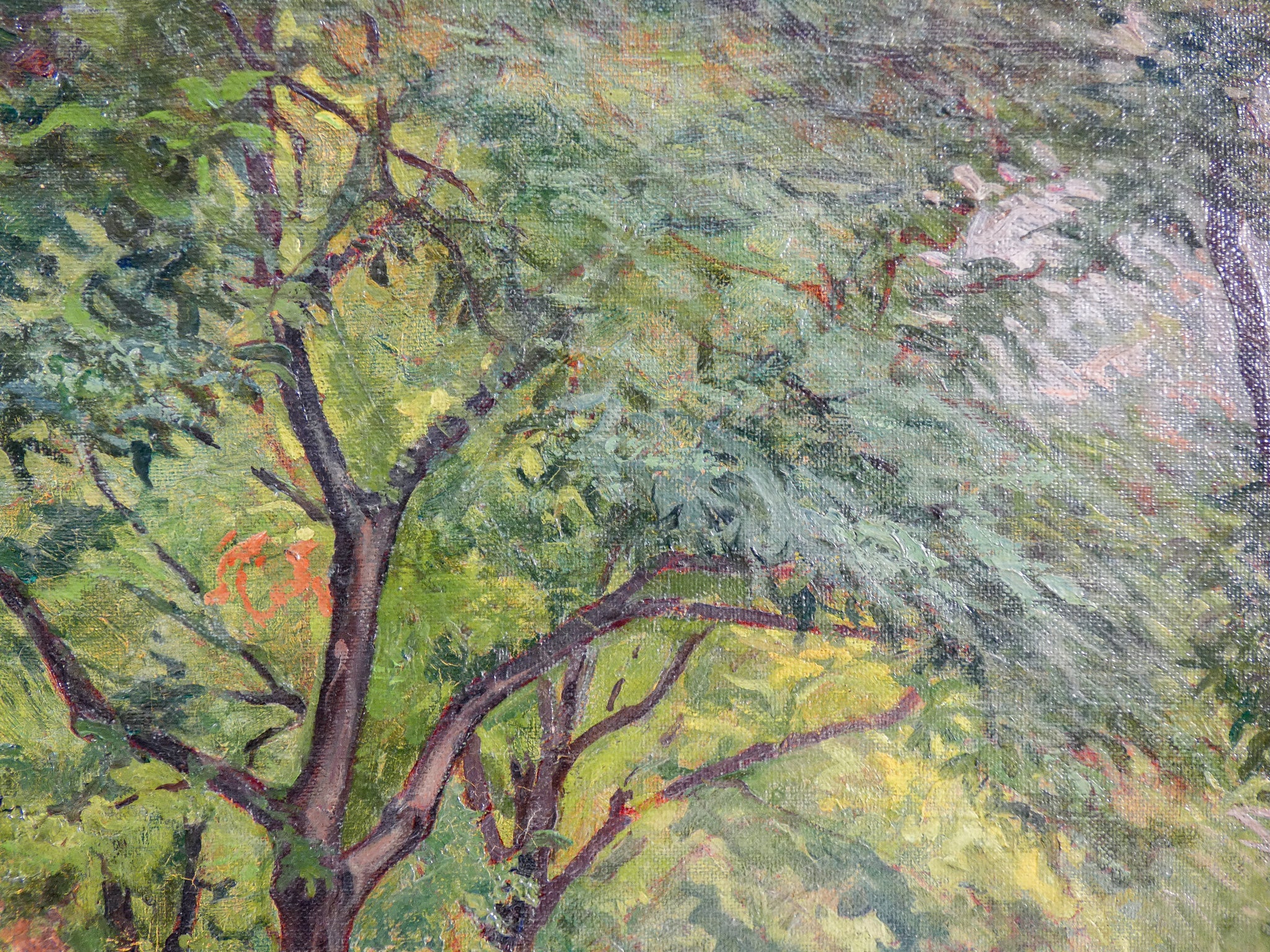 quadro marcello boglione paesaggio bosco piemonte epoca 900 dipinto olio tela