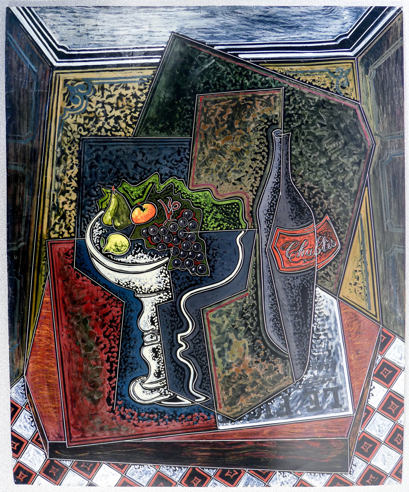 quadro pippo oriani 1930 periodo parigino parigi dipinto encausto autentica