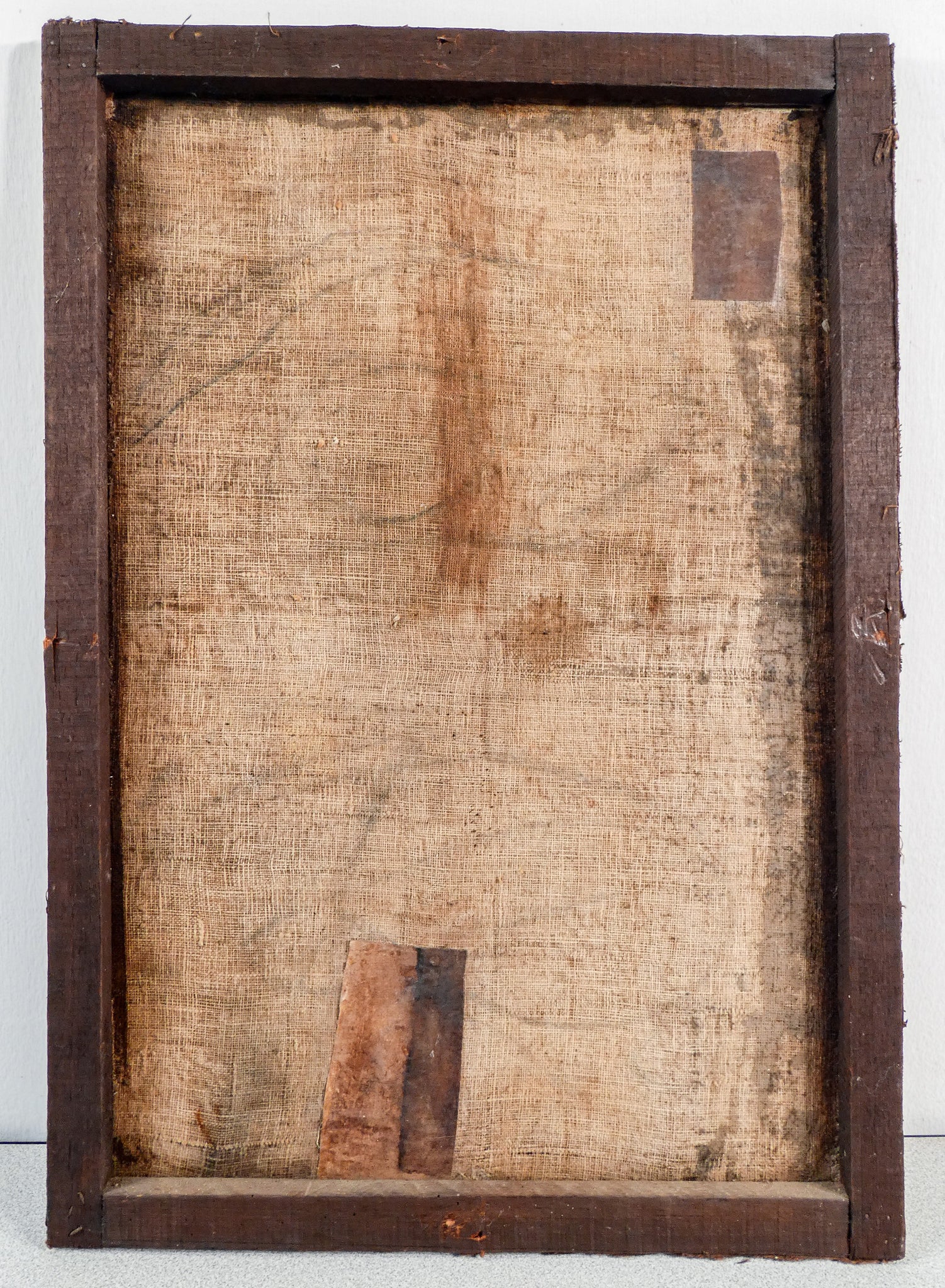 quadro santo epoca 1600 monaco abate ritratto volto dipinto olio tela antico