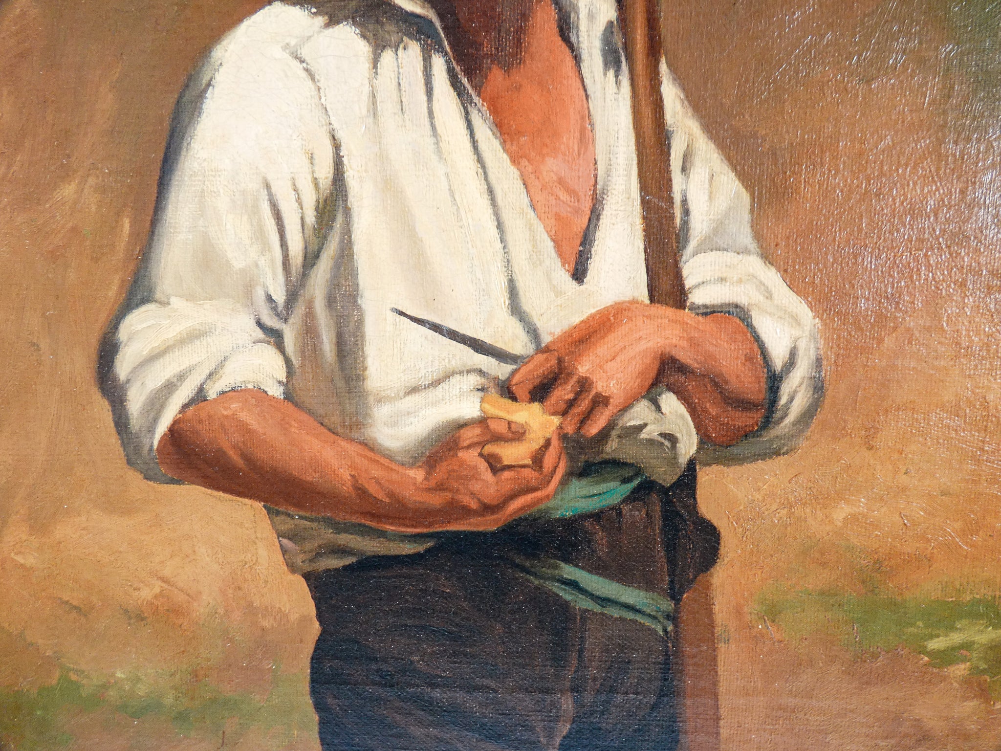 quadro sebastiano panunzi epoca 1800 autoritratto ritratto dipinto olio tela