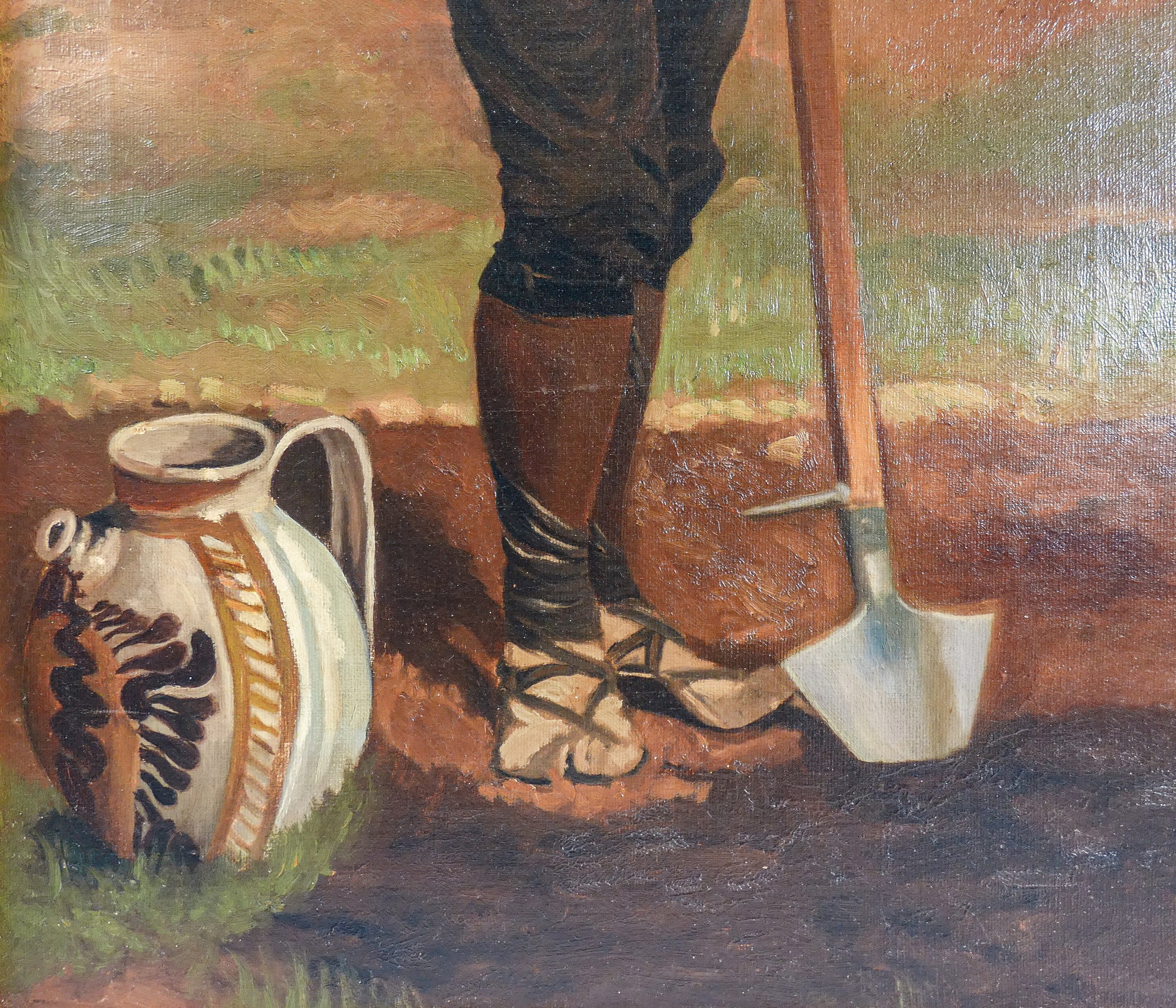 quadro sebastiano panunzi epoca 1800 autoritratto ritratto dipinto olio tela