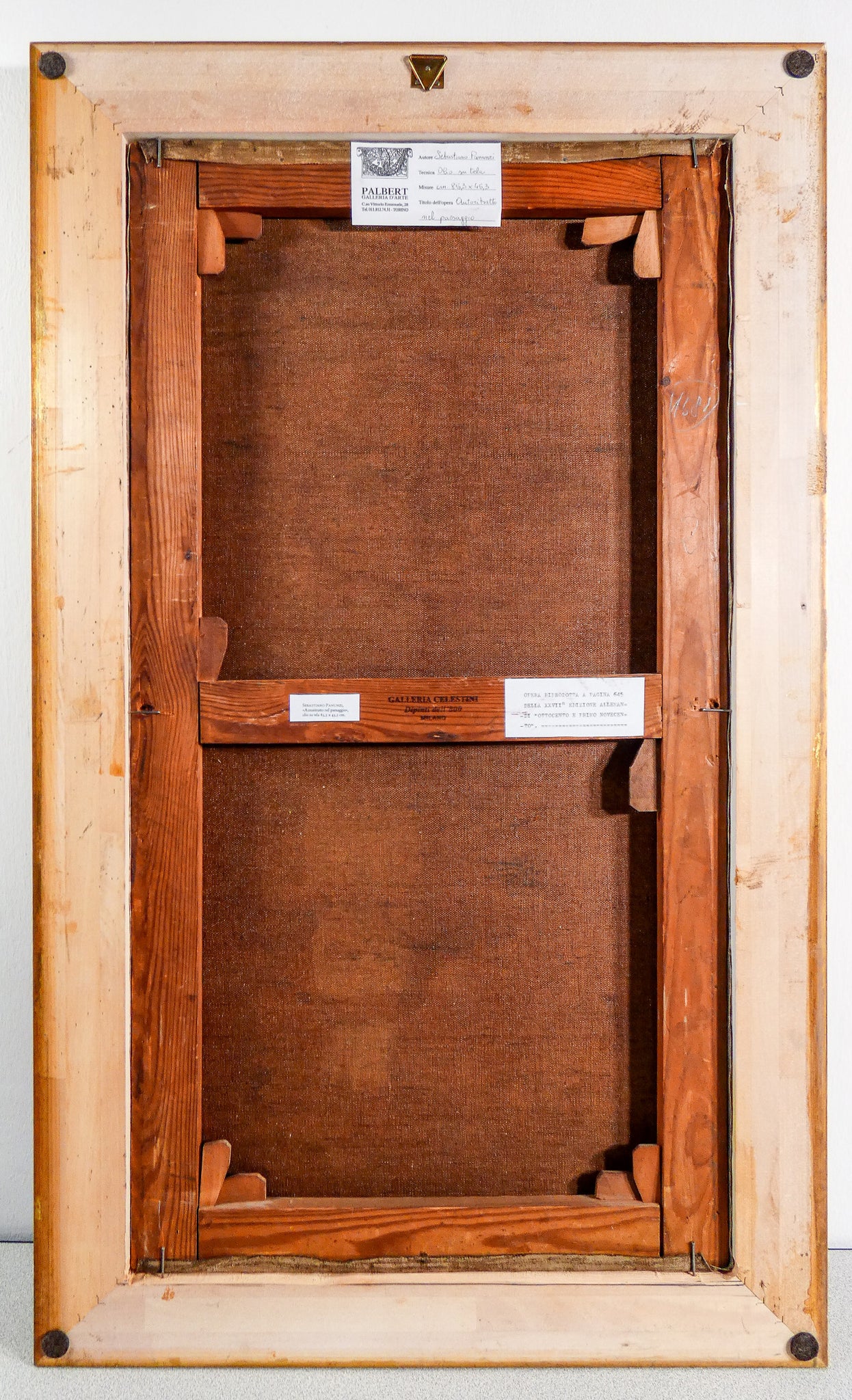 quadro sebastiano panunzi epoca 1800 autoritratto ritratto dipinto olio tela