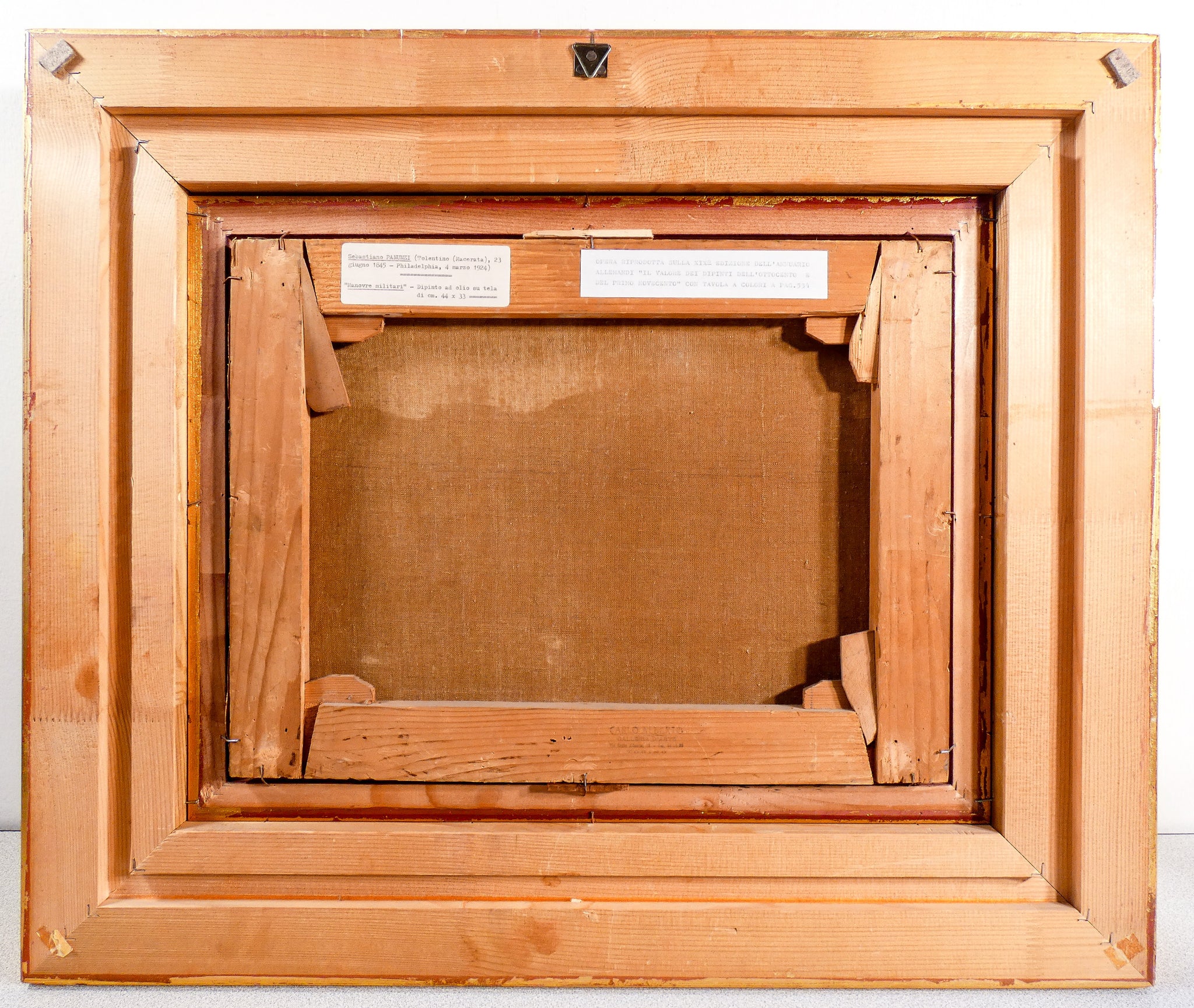 quadro sebastiano panunzi epoca 1800 manovre militari dipinto olio tela