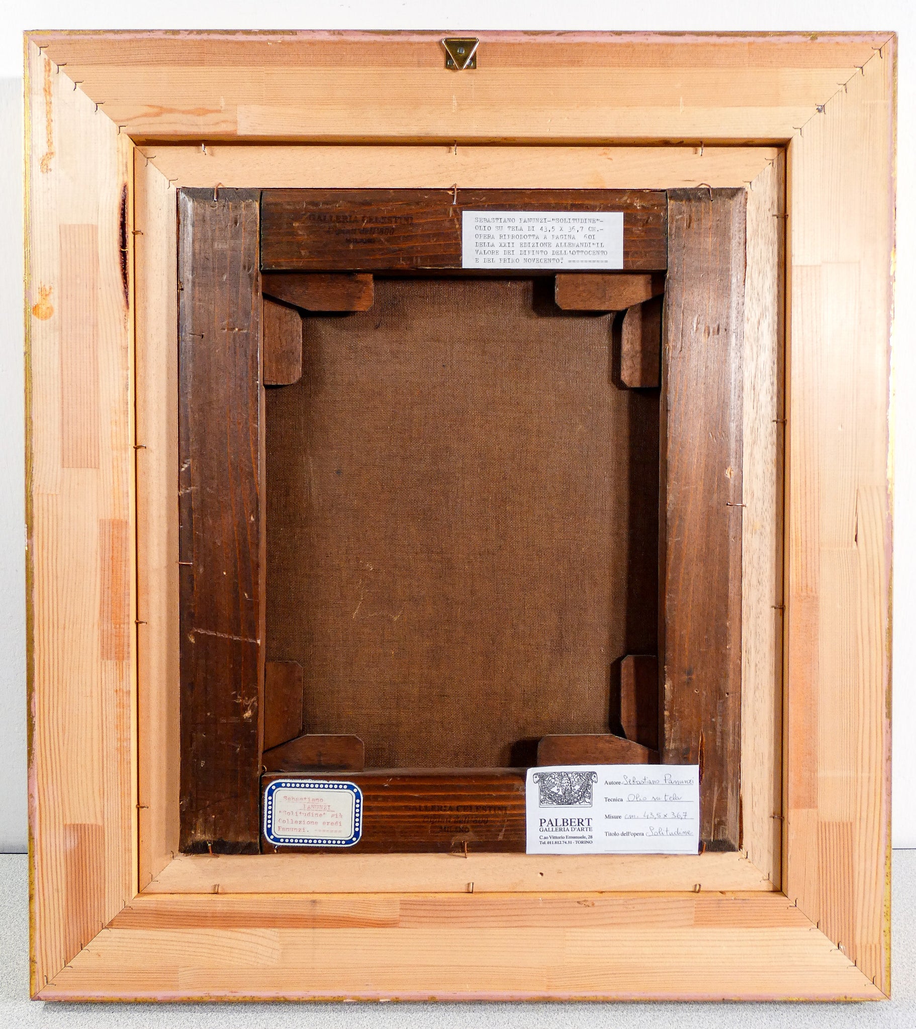 quadro sebastiano panunzi epoca 1800 rovine romane roma dipinto olio tela