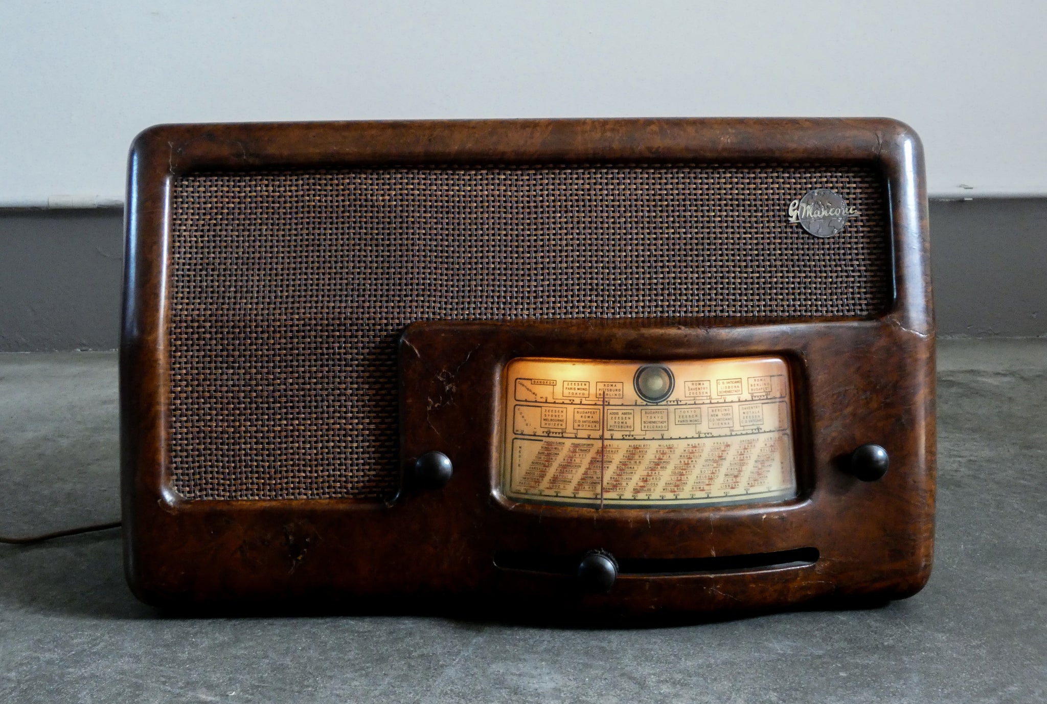 radio epoca la voce del padrone columbia marconi 1561 italia vintage anni 40