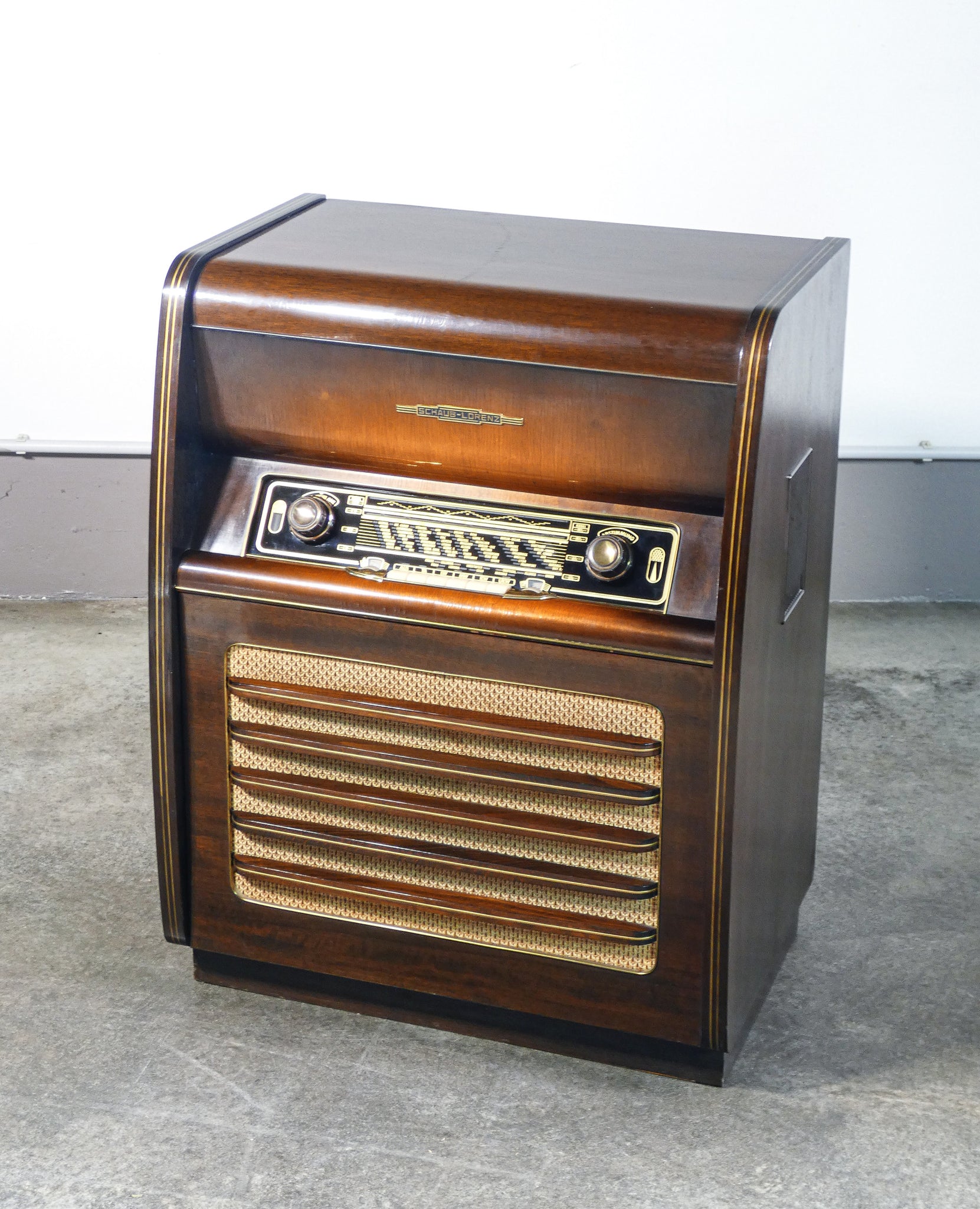 radio giradischi schaub lorenz goldtruhe windsor 56 pe 7237 vintage 1950s