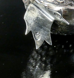 saliera pepiera argento 800 scultura pesce spagna sale e pepe epoca 1900