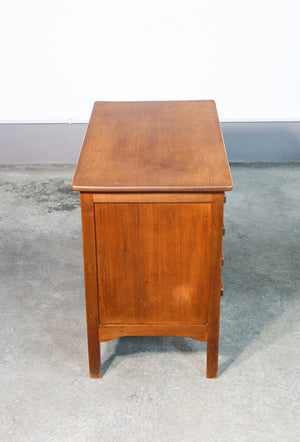 scrivania dattilografo scrittoio legno rovere cassetti art deco epoca 1900