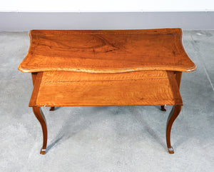 scrivania scrittoio piemontese epoca 1700 legno noce intarsiato cassetto antica