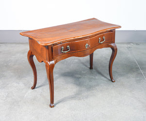 scrivania scrittoio piemontese epoca 1700 legno noce intarsiato cassetto antica