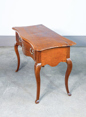 scrivania scrittoio piemontese epoca 1700 legno noce intarsiato cassetto antica