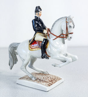 scultura cavallo porcellana unter weiss bach levade spanische reitschule wien