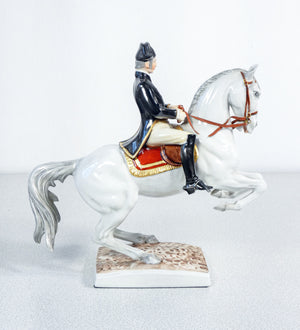 scultura cavallo porcellana unter weiss bach levade spanische reitschule wien