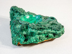 scultura malachite grezza a grappolo campione minerale verde cristallo pietra