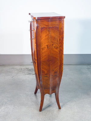 secretaire scrittoio ribalta napoleone iii legno radica cassetti epoca 1800