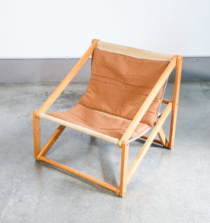 sedia london design gunter sulz epoca 1970s legno massello vintage armchair