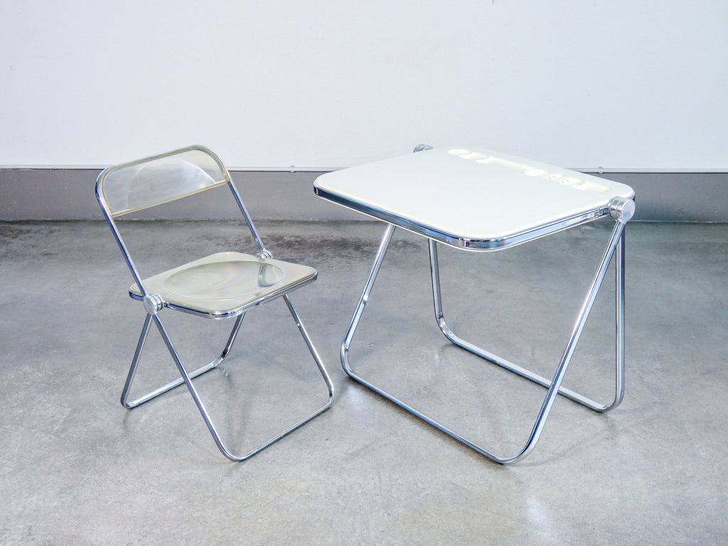 sedia plia scrivania platone design giancarlo piretti per anonima castelli