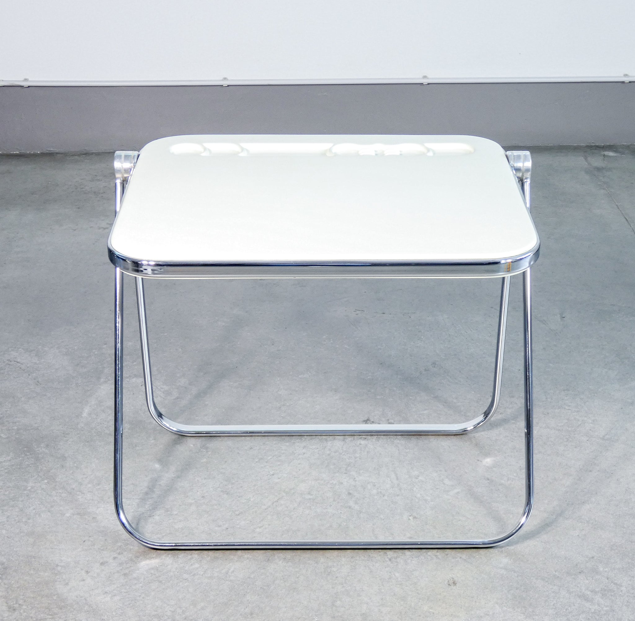 sedia plia scrivania platone design giancarlo piretti per anonima castelli