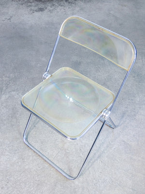 sedia plia scrivania platone design giancarlo piretti per anonima castelli