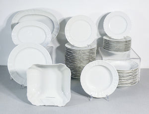 servizio 52 piatti kpm berlin rocaille porcellana germania ceramica epoca