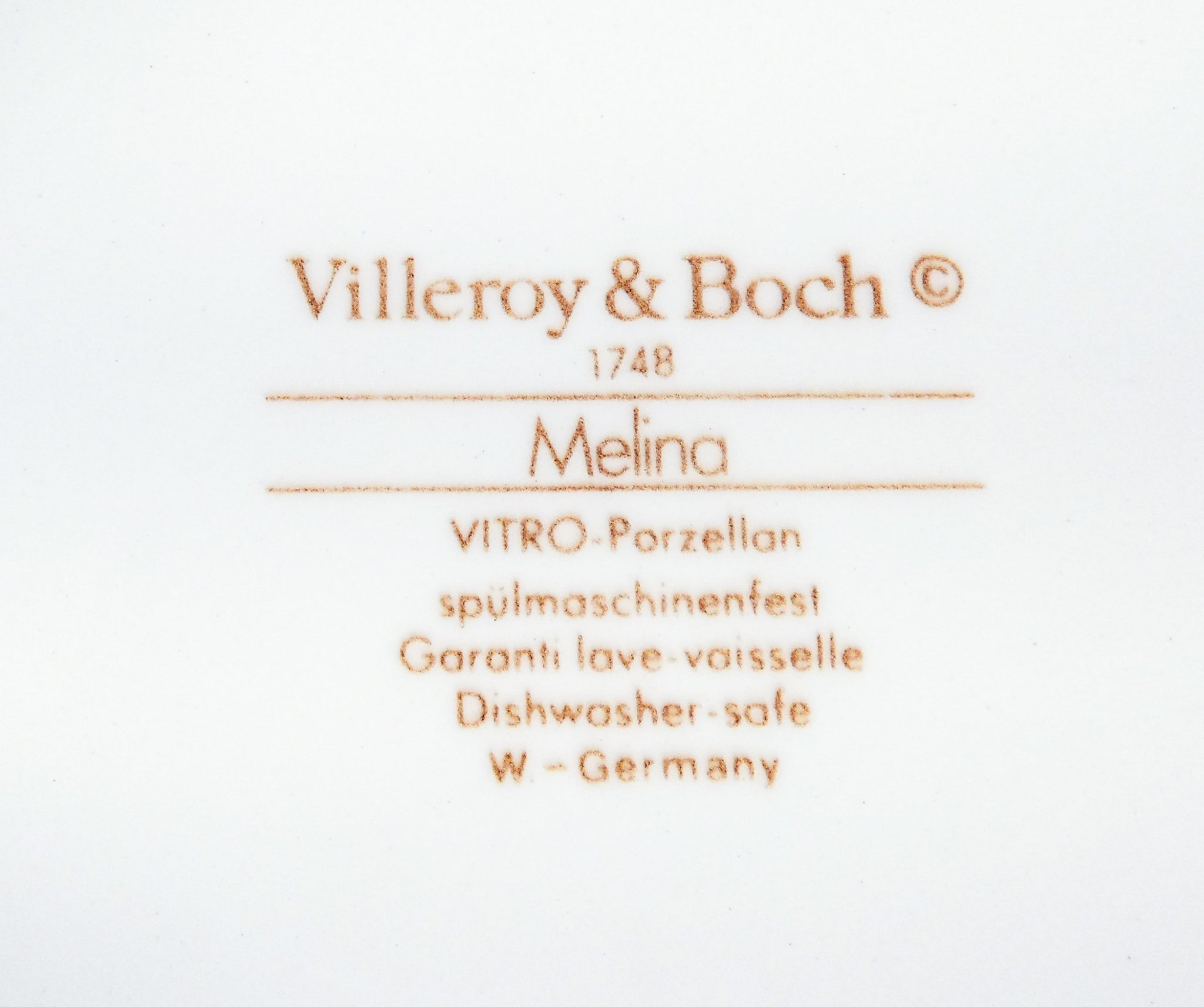 servizio tavola villeroy boch melina 43 pz porcellana germania ceramica epoca