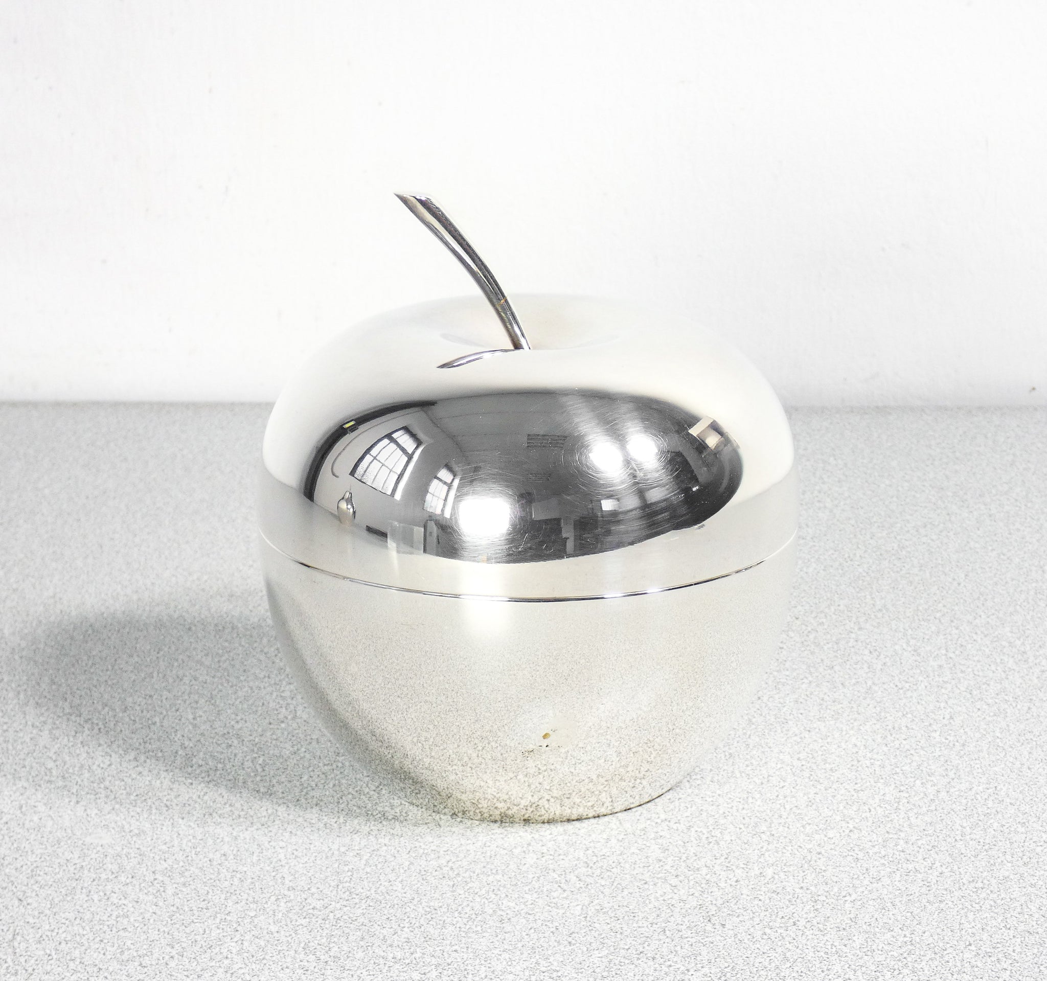 set 3 vaso contenitore christofle coll gallia placcato argento silverplate