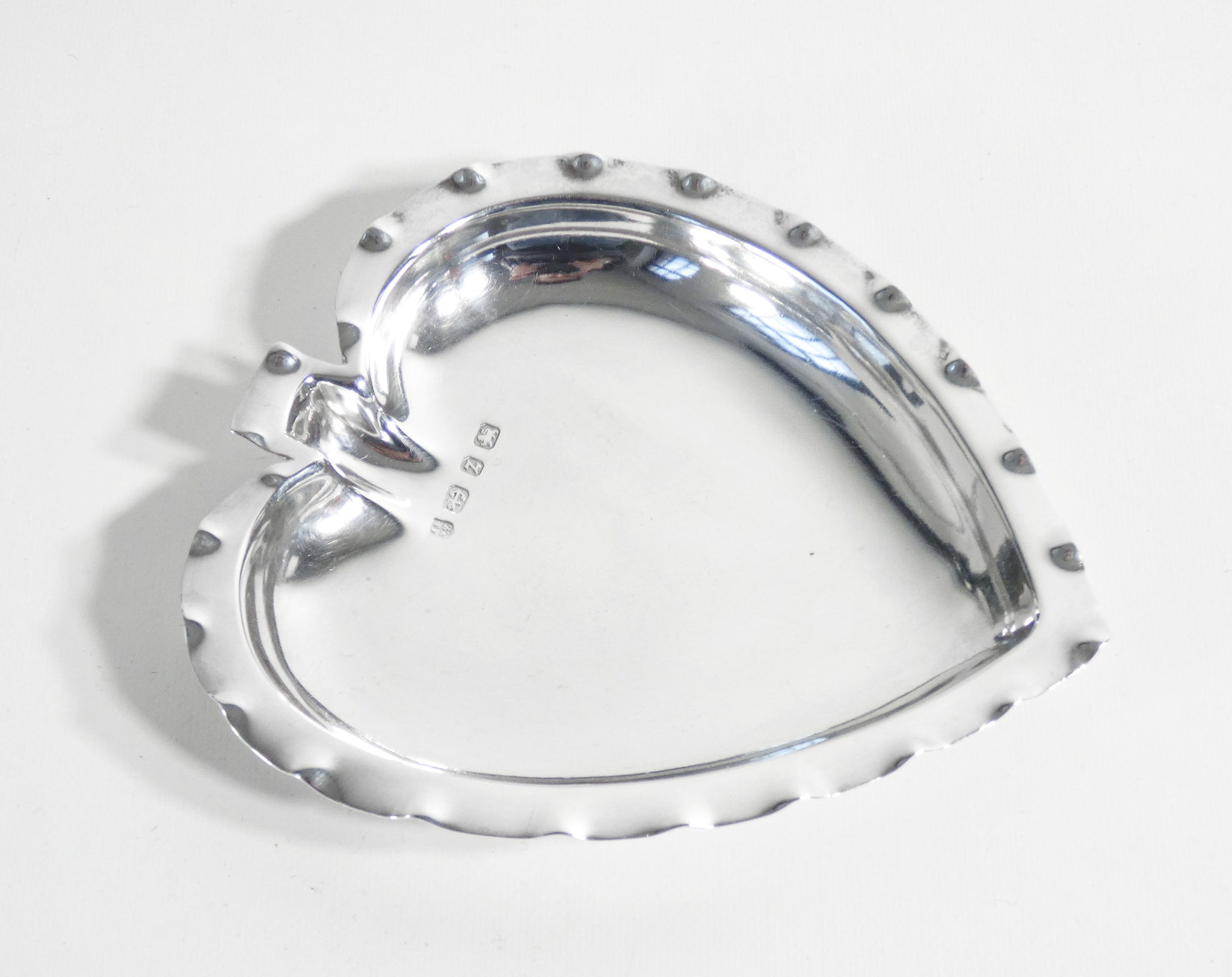 set 4 posaceneri argento sterling 925 semi carte da gioco poker portaceneri 