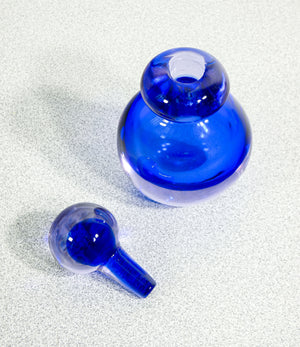 set 5 vasi ampolle vetro soffiato murano sommerso design stile flavio poli